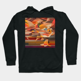 Koi Fish Abstract Collage 1 Hoodie